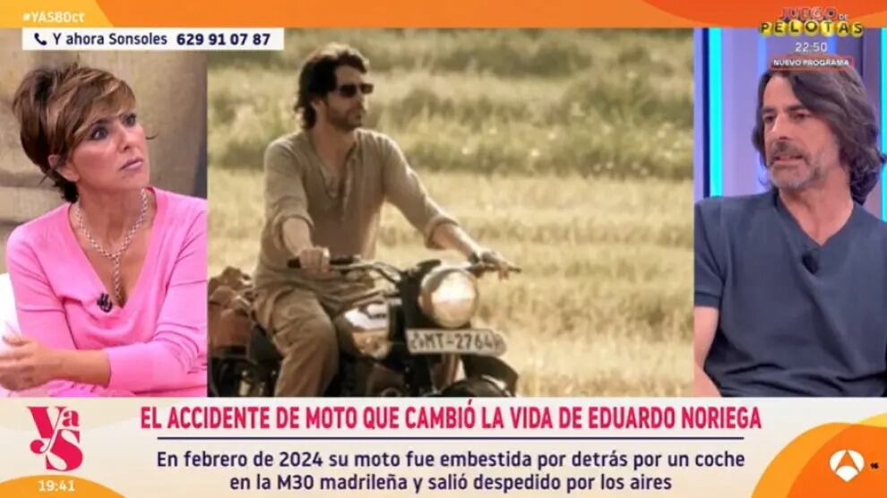 Eduardo Noriega habla del accidente en el que casi pierde la vida (Atresmedia)