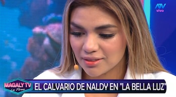 Naldy Saldaña se quiebra al recordar su salida de La Bella Luz: "Sentí que no tenía su apoyo". Captura: Magaly TV La Firme.