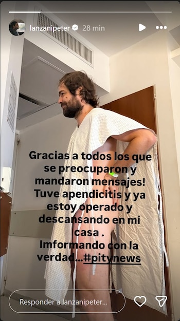 Tras la operación, Peter subió