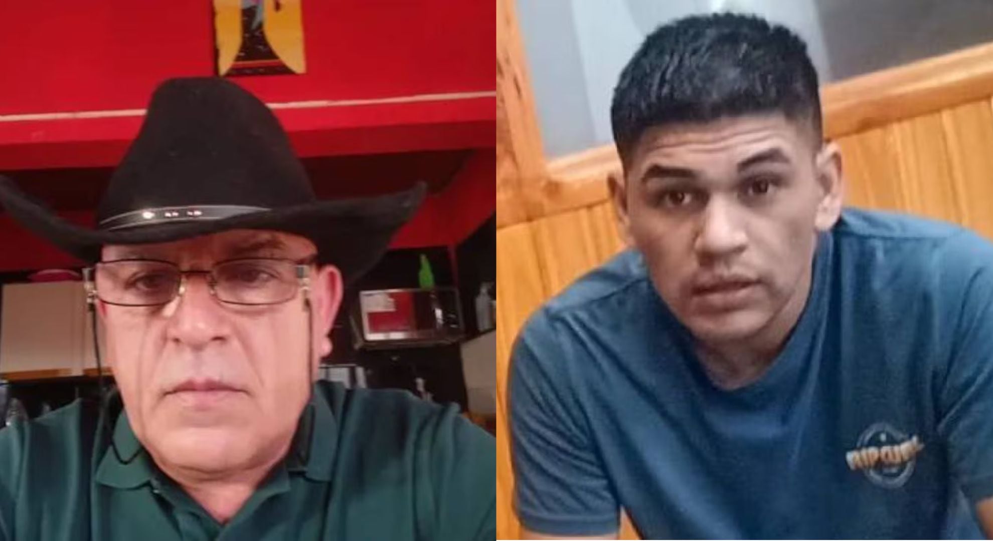 El agresor, Juan Pedro Cides, y su víctima, Franco Daniel Ramírez