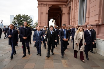 El Presidente Javier Milei participa del Tedeum y las celebraciones en el Cabildo por el 25 de Mayo