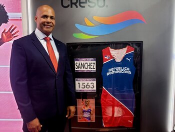El exatleta dominicano Félix Sánchez,