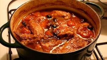 Pollo a la cazadora o