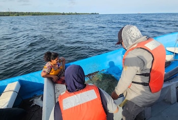 Un patrullaje en el departamento de Izabal decomisó cuatro artes de pesca en el Caribe guatemalteco.