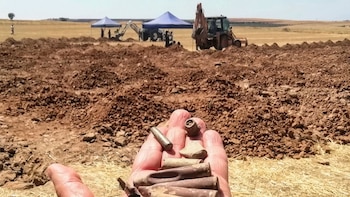 Prospección en Los Cerralbos (Toledo).