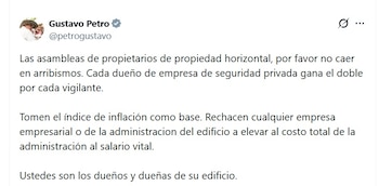 Gustavo Petro, presidente de Colombia,