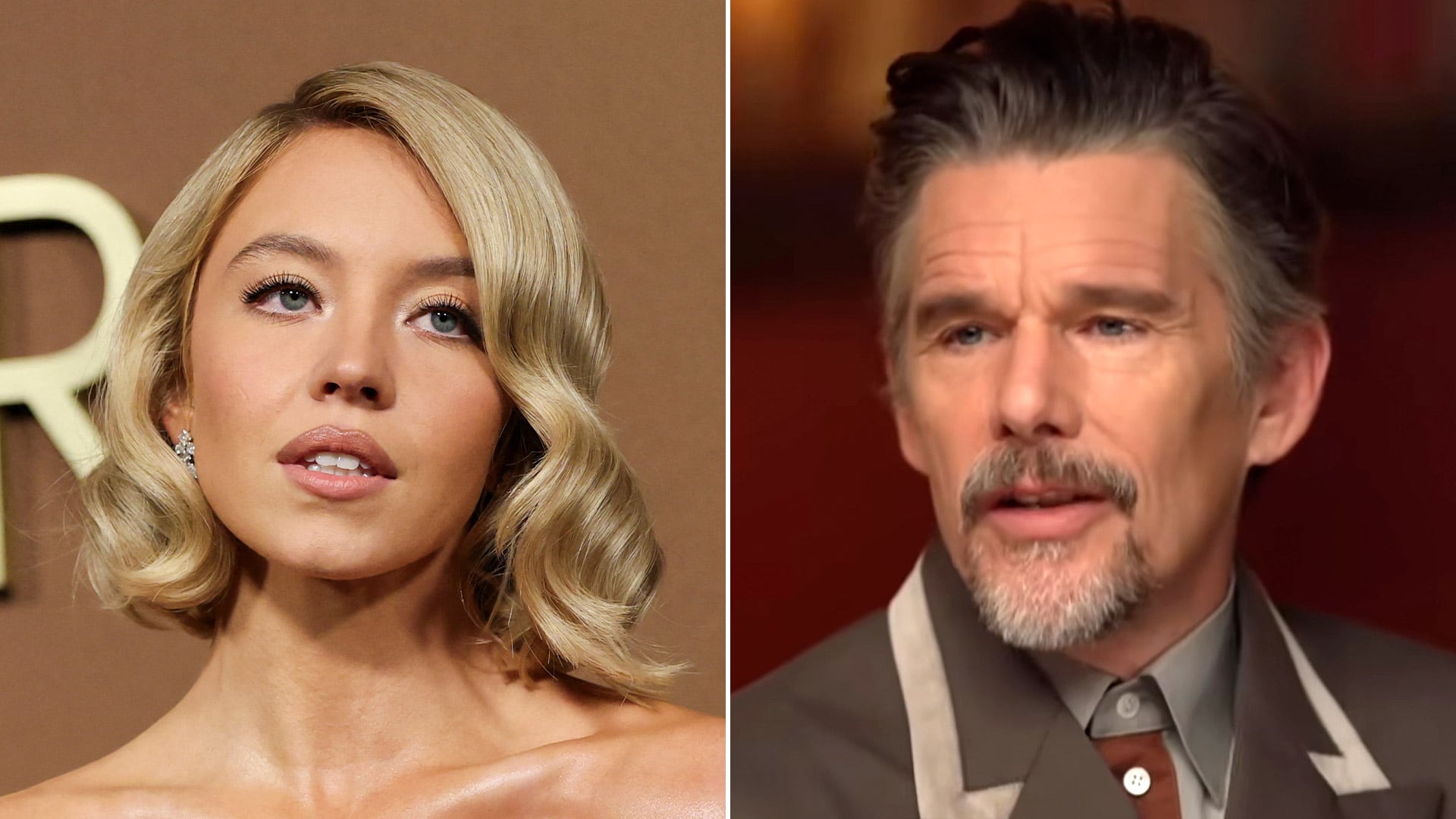El encuentro entre Sydney Sweeney y Ethan Hawke reúne a dos generaciones de actores en una conversación reveladora sobre el oficio actoral