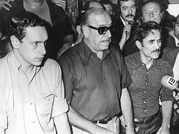 Abal Medina con Héctor Cámpora