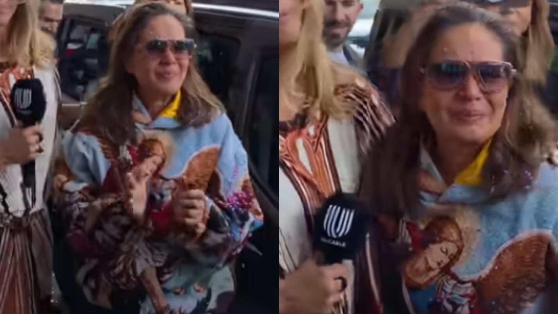 El atuendo de Yolanda Andrade, inspirado en San Miguel Arcángel, genera debate sobre protección espiritual y creencias religiosas (Foto: Unicable)