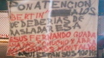 Se exigió, en el mensaje