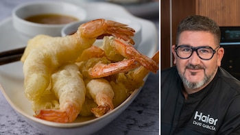 Dani García, chef español: “Las mejores gambas a la gabardina se hacen con harina de fuerza, huevo, colorante, cerveza y agua con gas congelada”