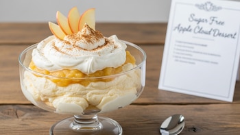 Postre de nube de manzana sin azúcar: la receta ligera y cremosa que conquista por su sabor natural