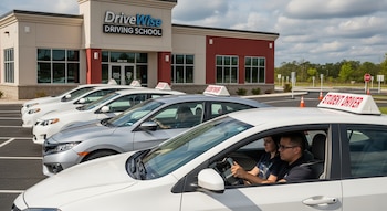 Vehículos de una escuela de