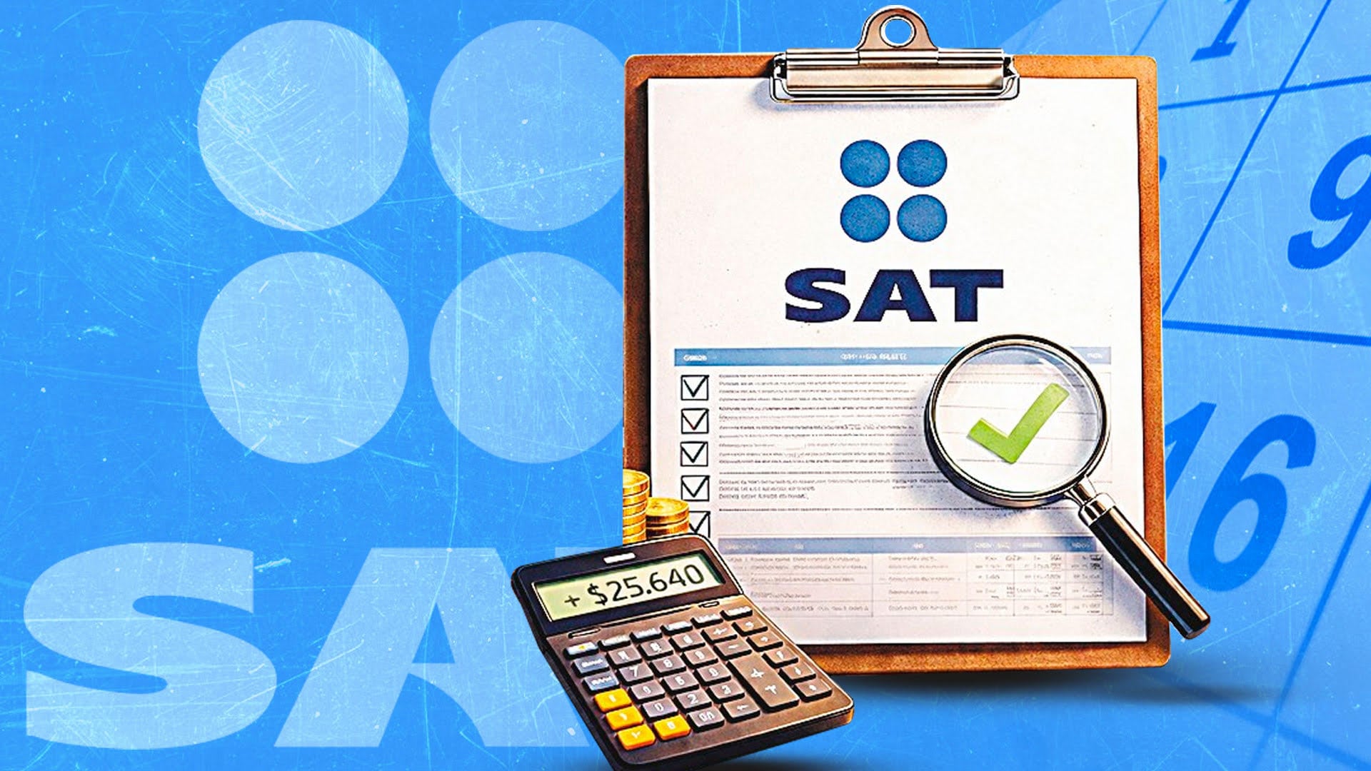 El Servicio de Administración Tributaria (SAT) impone una sanción por cada declaración pendiente.