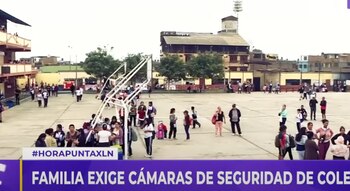 Colegio aún no entrega videos