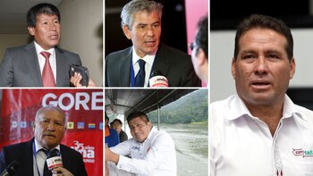 Virtuales gobernadores regionales con investigaciones.
Foto: