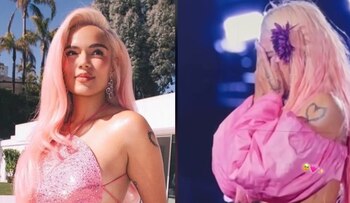 La artista fue respaldada por