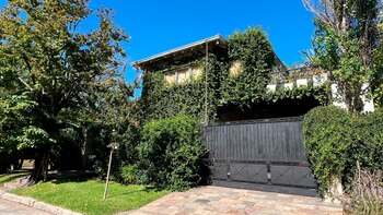 El frente de la casa