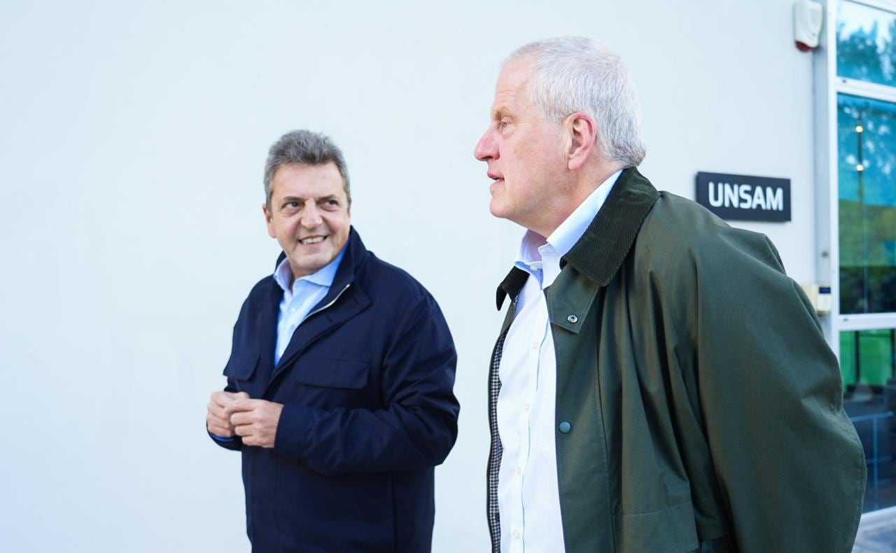 El referente del Frente Renovador encabezó previamente un encuentro en la Facultad de Derecho de la Universidad de Buenos Aires para defender el modelo de desarrollo productivo