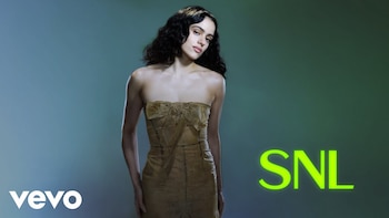 Rosalía en 'Saturday Night Live'.