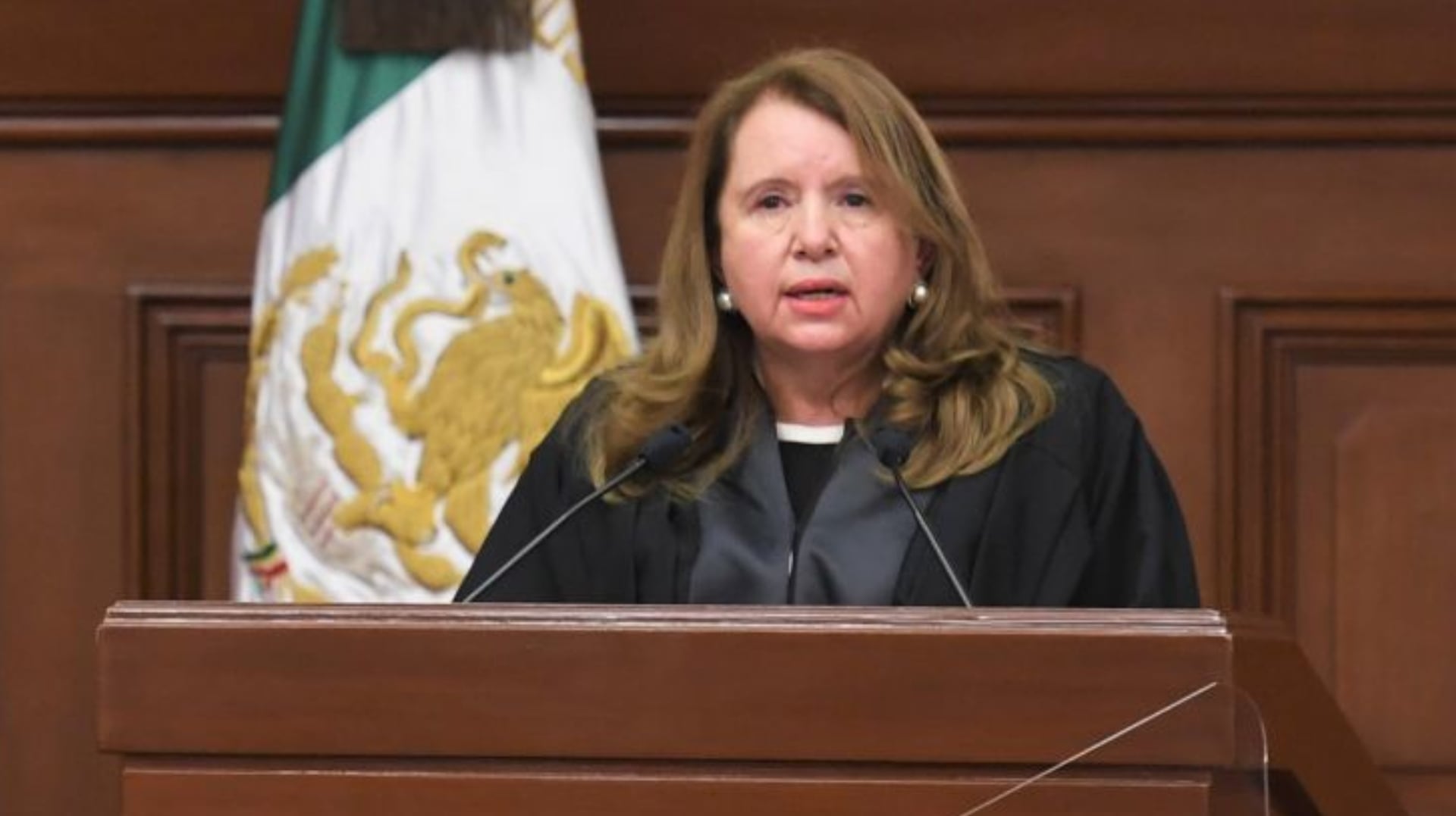 Ortiz Ahlf presentó en la Suprema Corte el caso del Fondo de Pensiones del Bienestar. (Cuartoscuro)