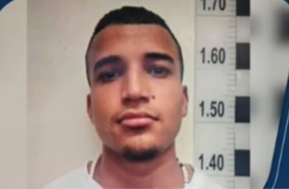 Dago Alberto Martínez, alias Negrito, se fugo de La Picota en Bogotá - crédito captura de pantlla Citytv
