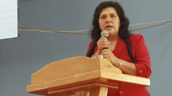 Lilia Paredes, primera dama. (Andina)