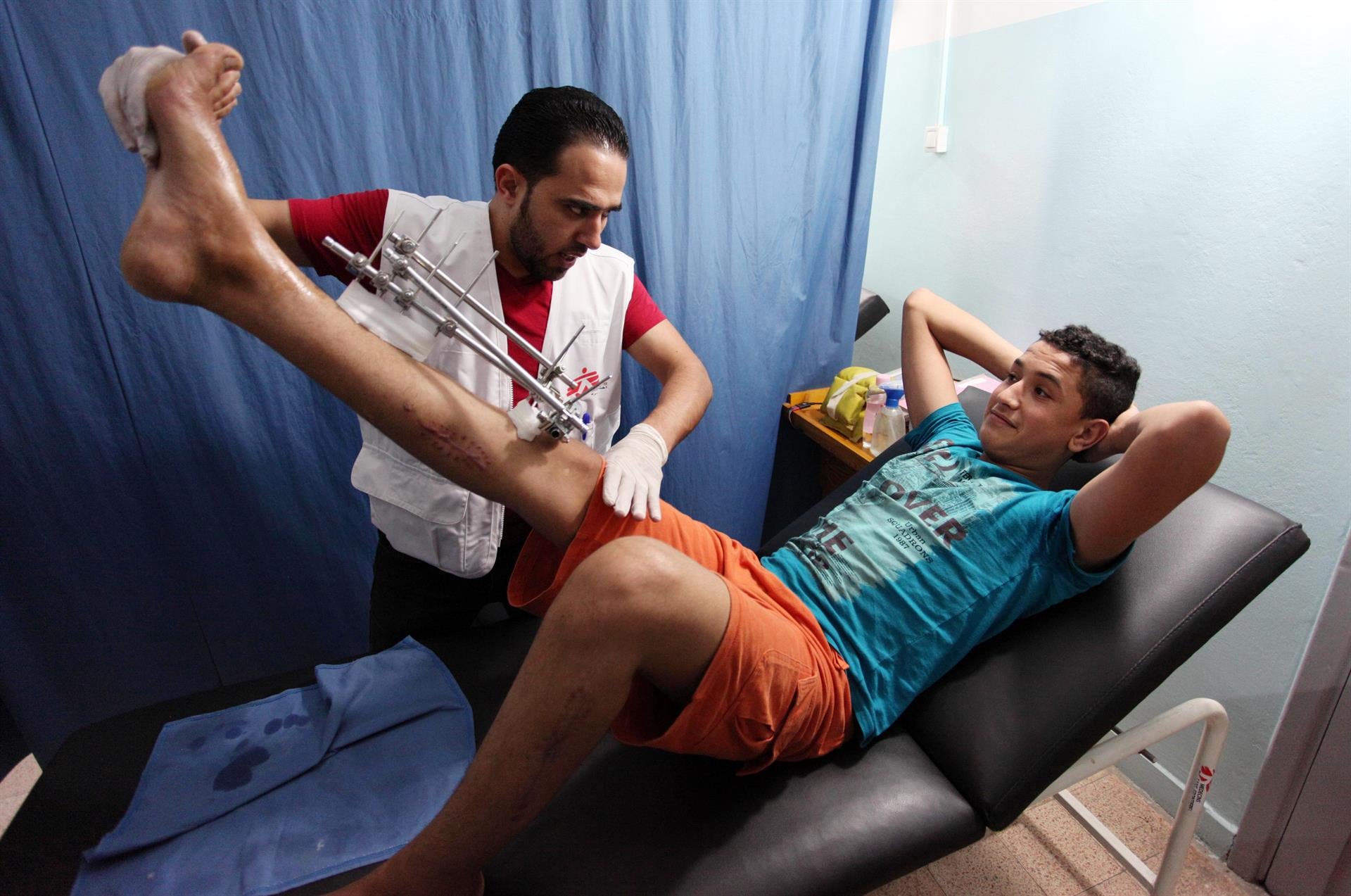 MSF denuncia una trabajadora herida en Gaza por el impacto una «bala perdida» en el abdomen