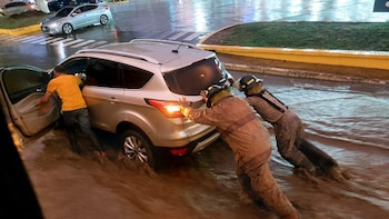 Fuertes lluvias dejan un fallecido e inundaciones en varios sectores en el Norte de Honduras