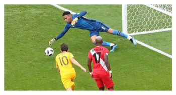 Pedro Gallese en el duelo