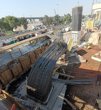 En la zona hay varillas