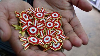 El escudo nacional de Perú