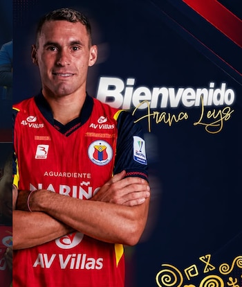 El argentino Franco Ezequiel Leys fue anunciado como nuevo fichaje del Deportivo Pasto - crédito Deportivo Pasto
