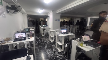 El call center era dirigido por un ciudadano chino.