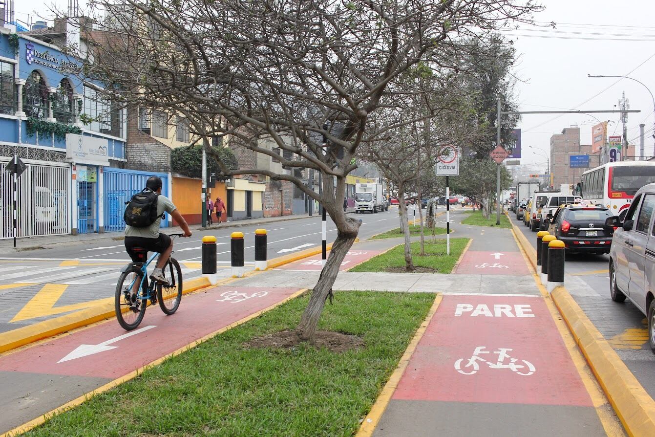 Ciclovías en Lima. (Municipalidad de Lima)