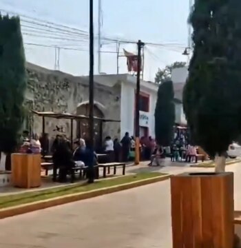 La gran fila fue captada