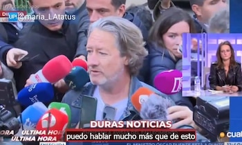 Javier Barrios, durante su intervención de 'En boca de todos'