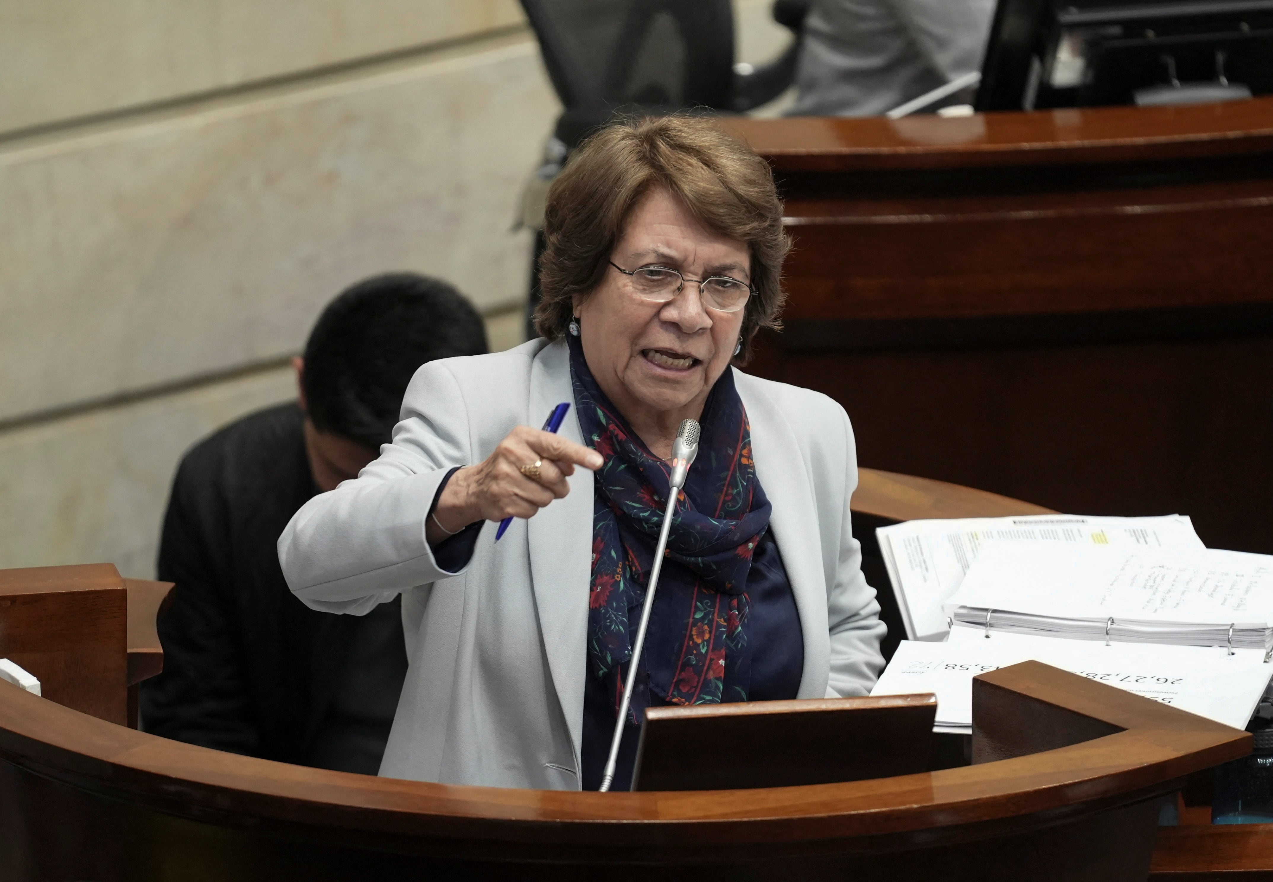 Aída Avella advirtió sobre el riesgo de desconocer al Legislativo tras derrota de Alfredo Deluque - crédito Nathalia Angarita/REUTERS