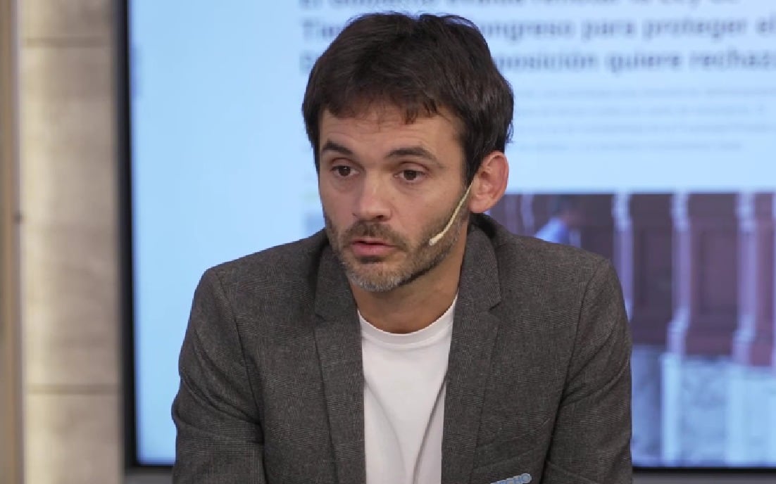 El referente de Techo, Juan Maquieyra, advirtió que la eliminación de restricciones a la propiedad rural facilita la adquisición de tierras argentinas por parte de compradores extranjeros (Captura de video)