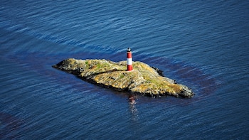 Una vista aérea de Les