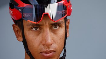 Egan Bernal salió de una