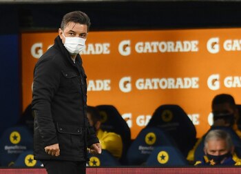Marcelo Gallardo deberá armar un rompecabezas para el partido contra Independiente Santa Fe por Copa Libertadores (REUTERS/Marcelo Endelli)