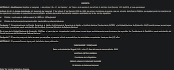 Hasta el 17 de marzo