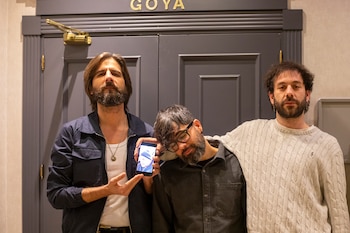 Alberto, Jess y Rafa, con