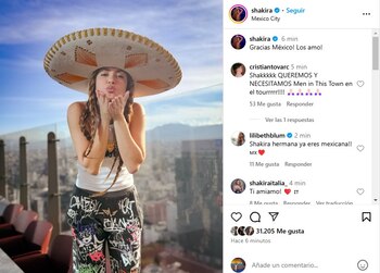 Shakira recibió el cariño de