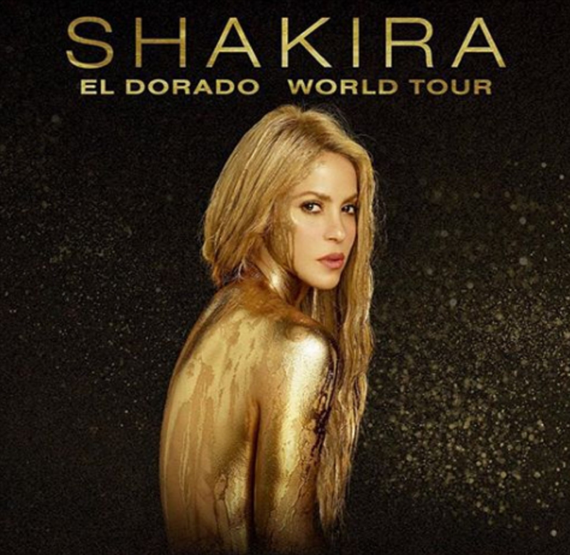 La colombiana recordó que este tinte en su piel costó mucho trabajo ponerlo para la promoción de su gira mundial - crédito Prensa Shakira