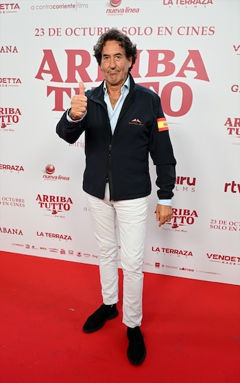 Álvaro de Marichalar en el estreno de la nueva película de José Mota, 'Arriba tutto'. (Europa Press)