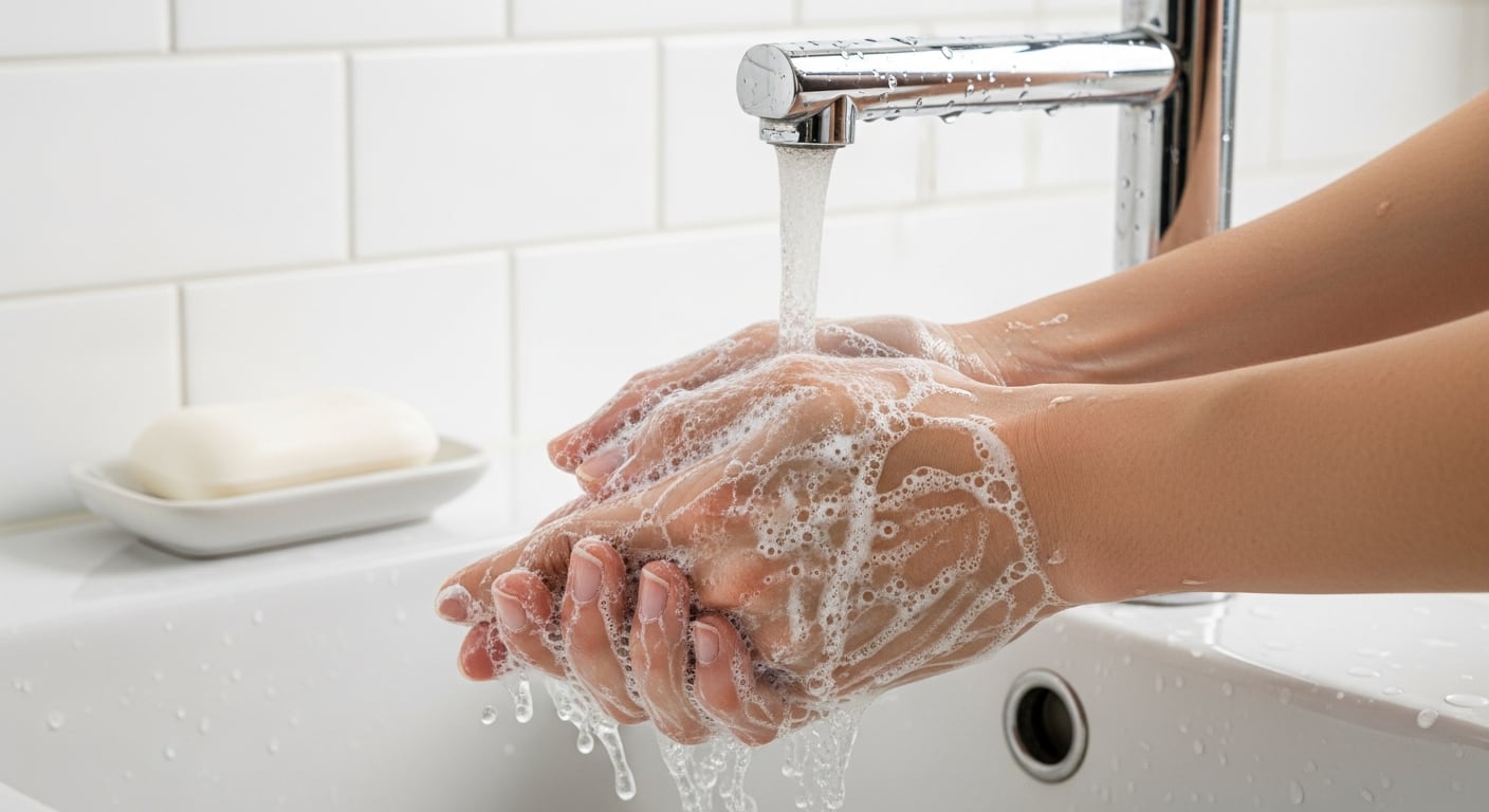 El uso de agua y jabón es la técnica más efectiva para eliminar microorganismos dañinos (Imagen Ilustrativa Infobae)