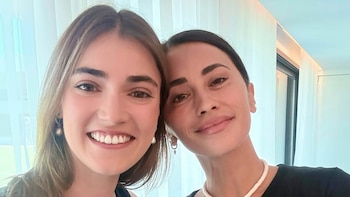 La singular remera que lució