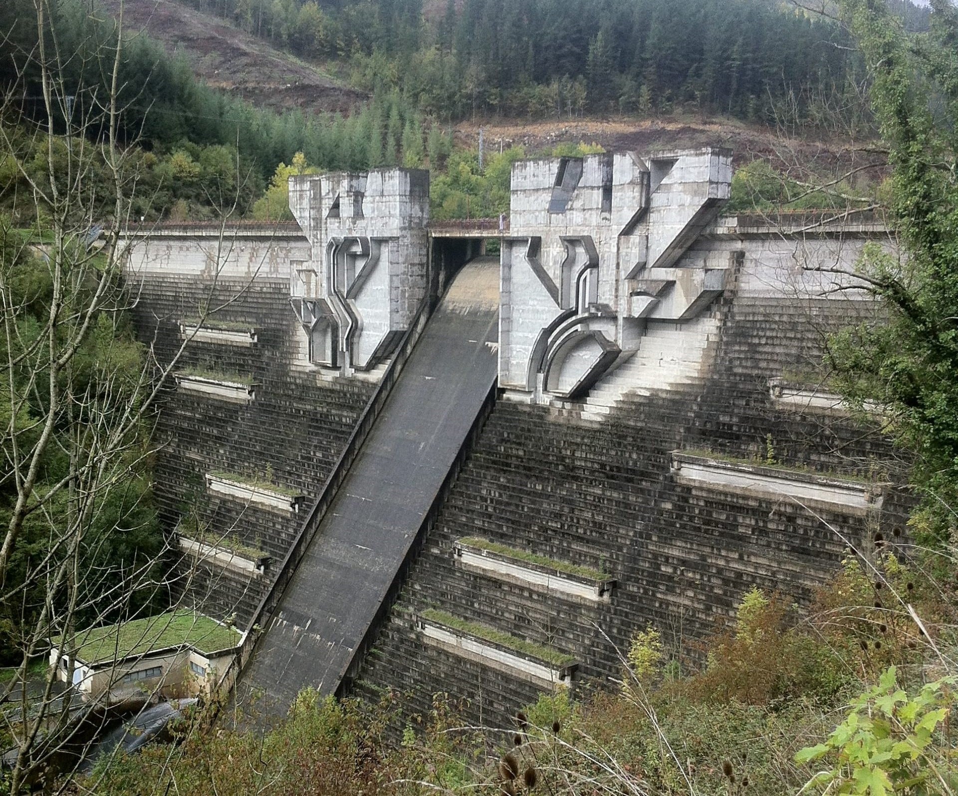 Presa de Arriarán en Guipúzcoa